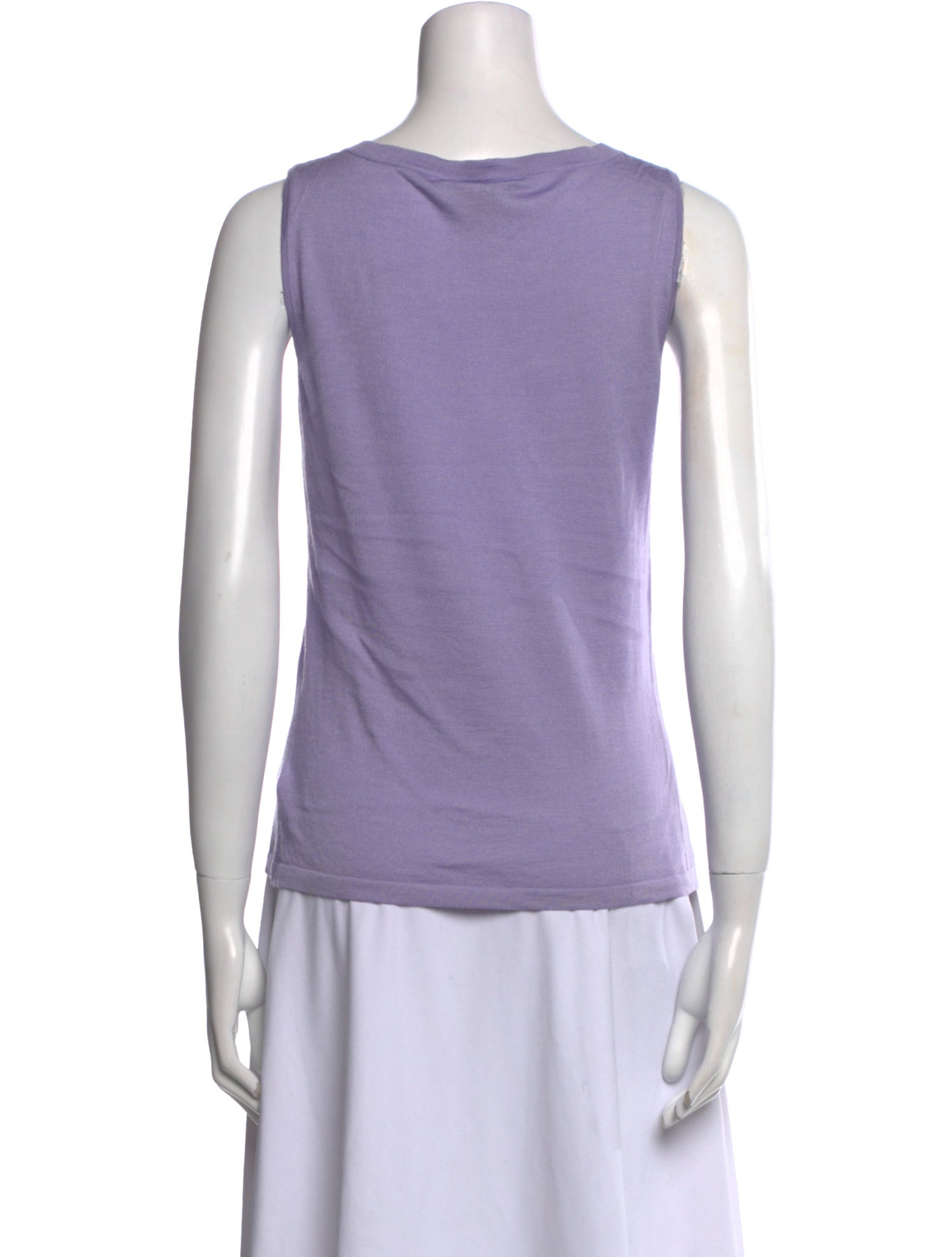 St. John Wool Scoop Neck Top